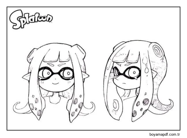 Kurnaz Kız Zaten Ona Kimin Mürekkebini Yapacağını Düşünüyor karakter çizimi