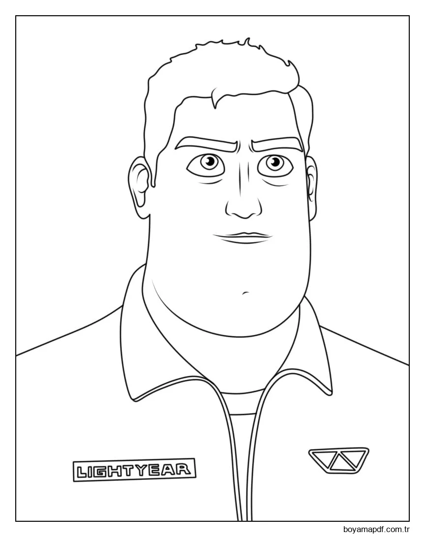 Lightyear'ndan Buzz Lightyear karakter çizimi