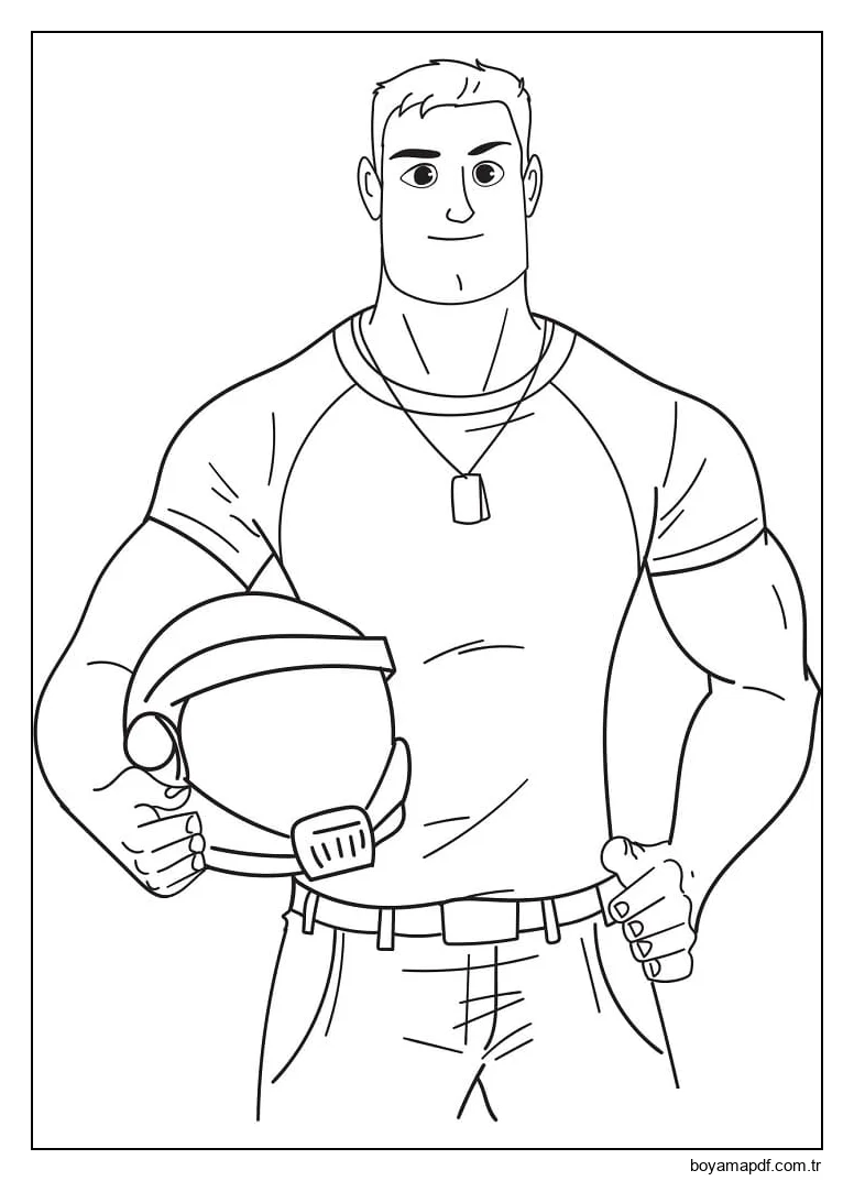 Lightyear Ücretsiz Yazdırılabilir karakter çizimi