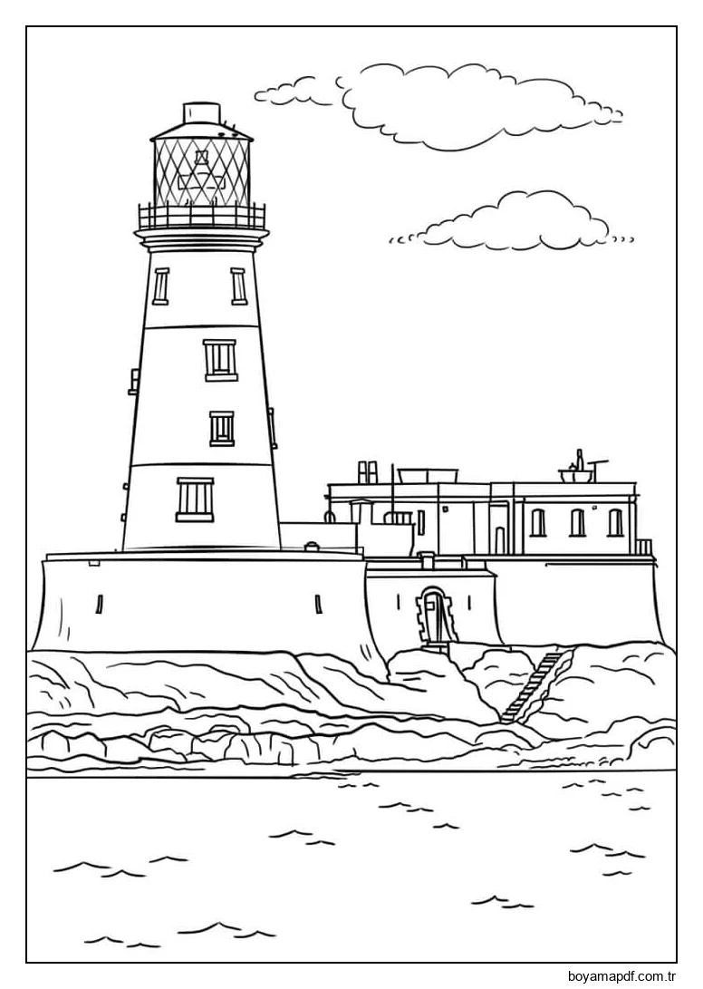 Longstone Deniz Feneri karakter çizimi