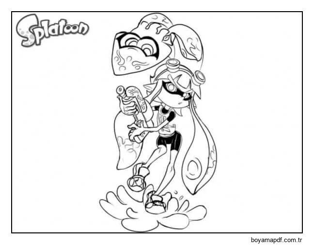 Marie Çok Aktif Olmayı Sevmiyor karakter çizimi