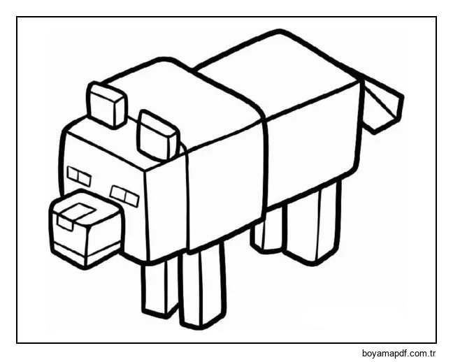 Minecraft'tan Kurt Boyama Sayfası