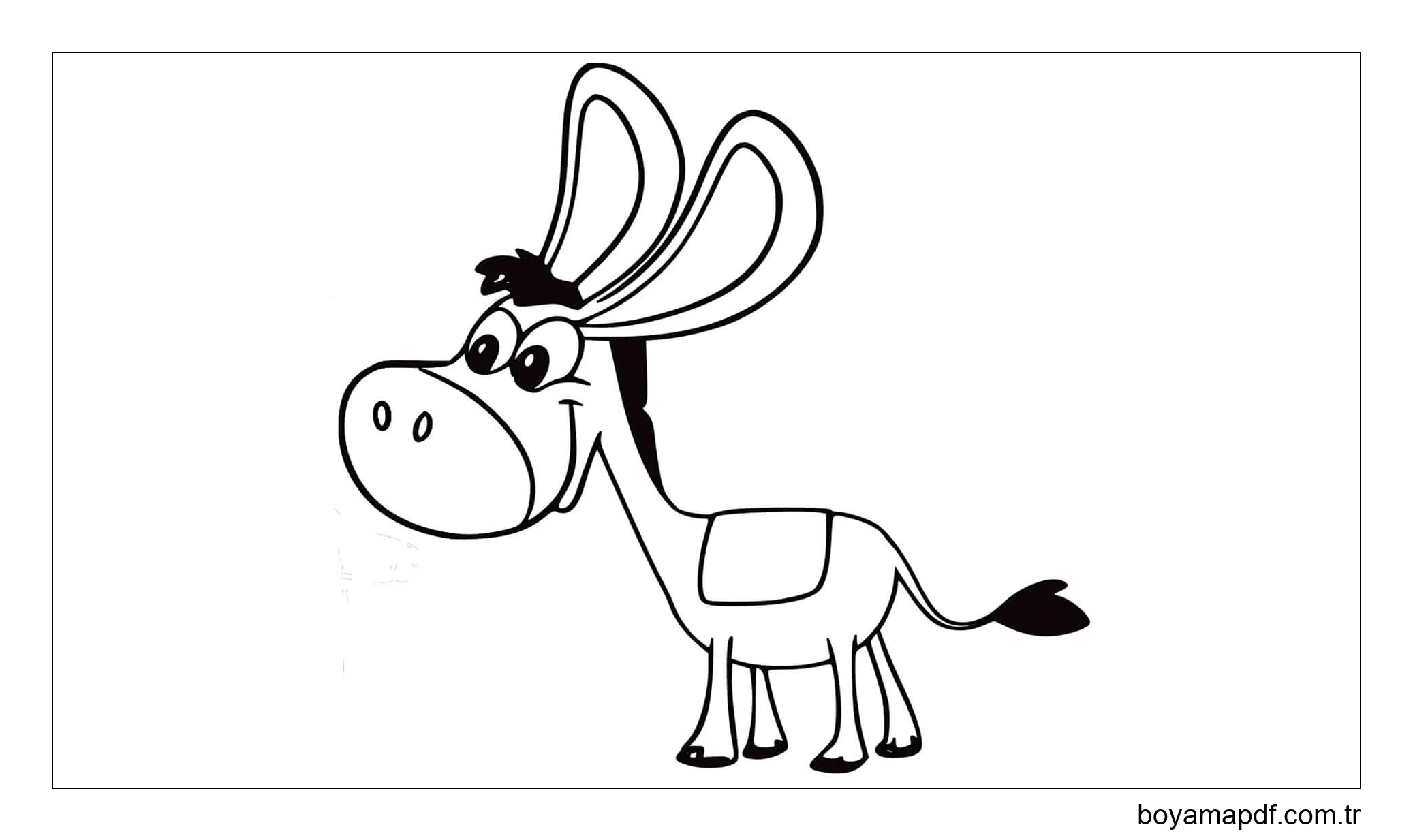 Nasrettin Hocanın Eşeği Küheylan Boyama Sayfası