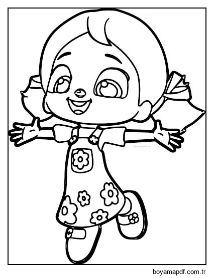 Niloya Atlama karakter çizimi