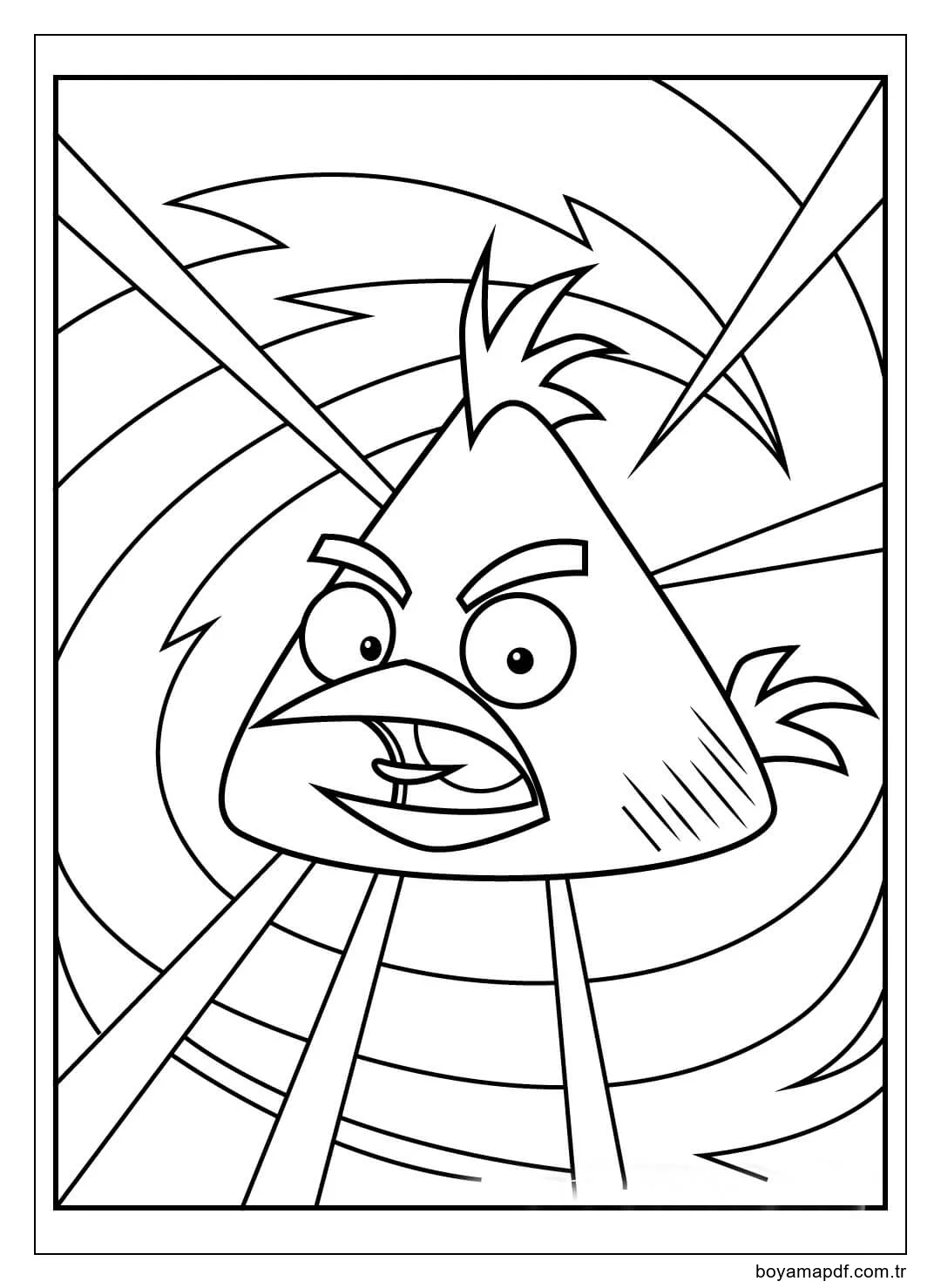 Normal Angry Birds Boyama Sayfası