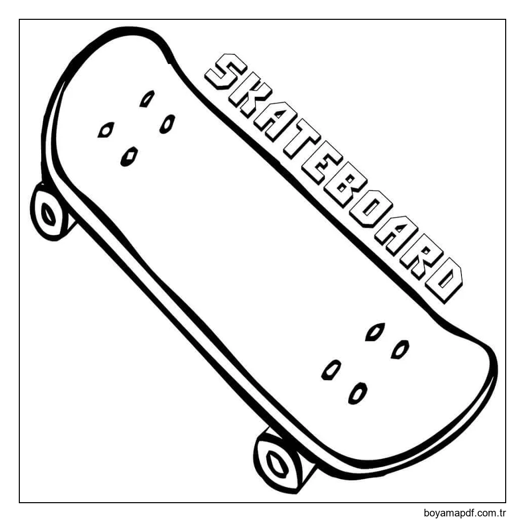 Normal Kaykay Boyama Sayfası
