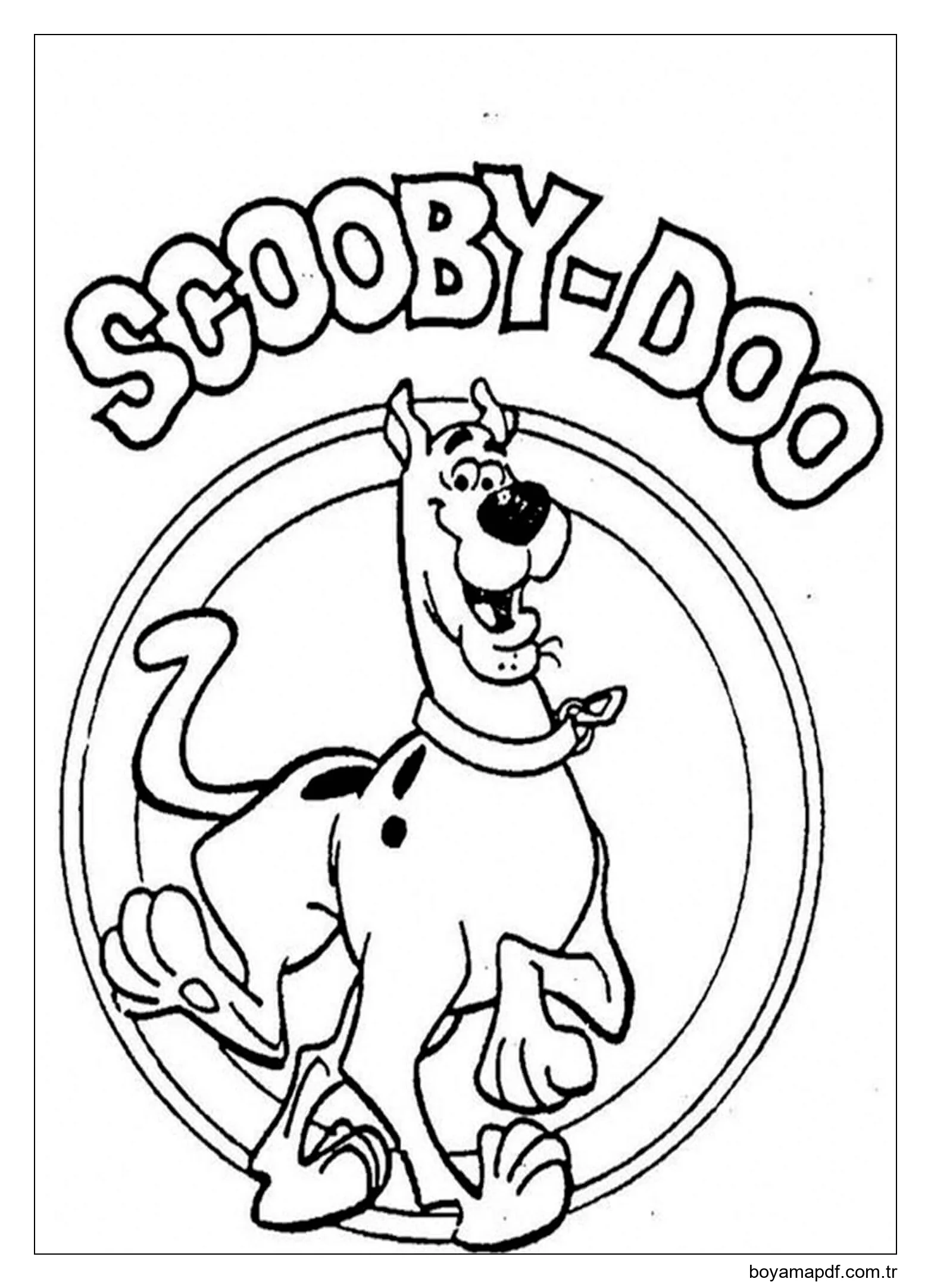 Normal Scooby Doo karakter çizimi