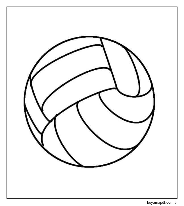 Normal Voleybol Boyama Sayfası