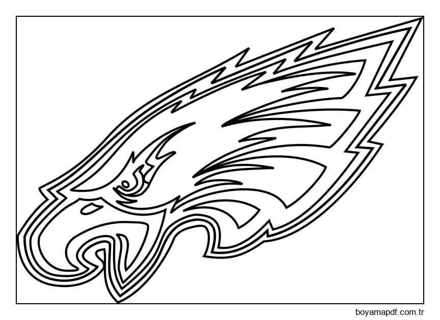 Philadelphia Kartalları Logosu Boyama Sayfası