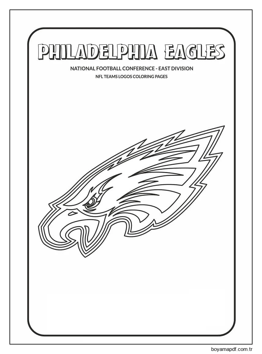 Philadelphia Kartalları Posteri Boyama Sayfası