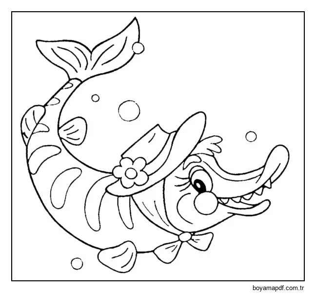 Şapkalı Pike karakter çizimi