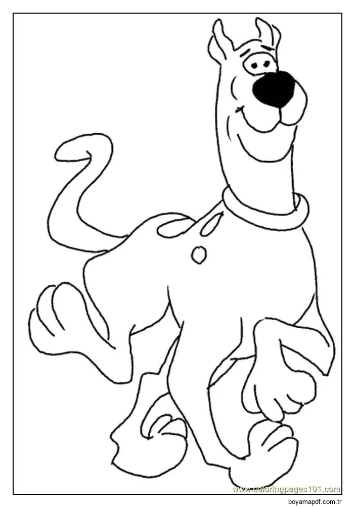 Scooby Doo çizimi karakter çizimi