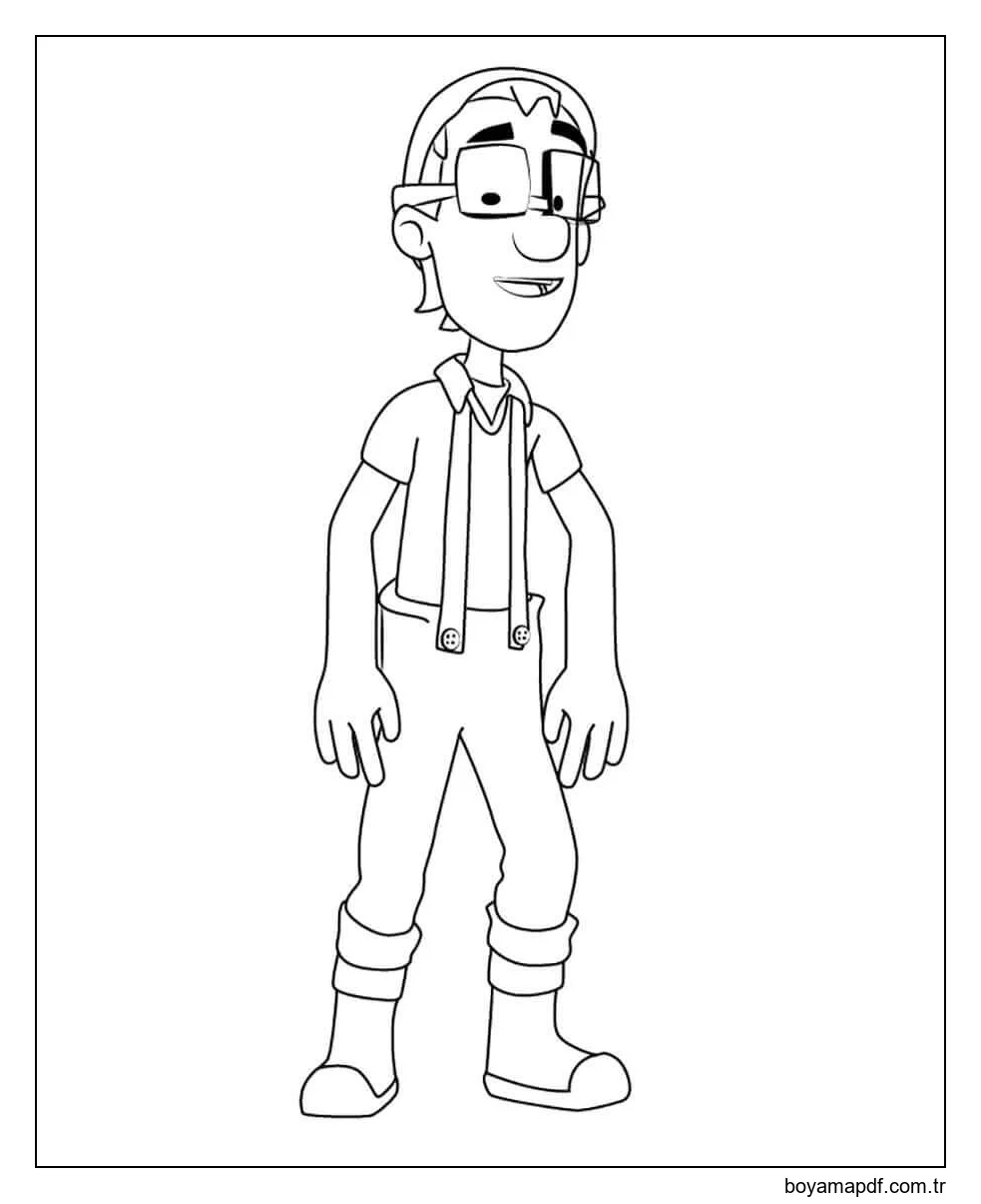 Serin Kaptan Kalkanı Boyama Sayfası