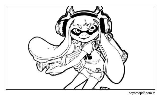 Silahlardan Oyunun Düşmanını Boyayabilirsiniz karakter çizimi