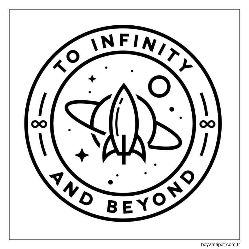 Sonsuzluğa ve Ötesine karakter çizimi