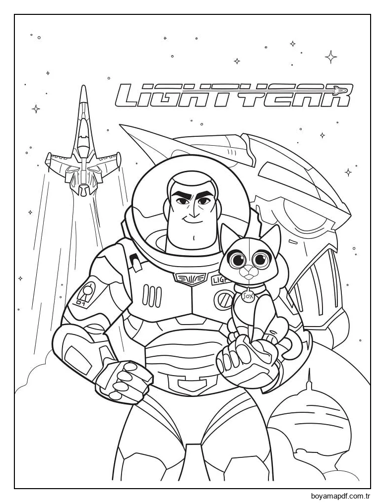 Sox ile Buzz Lightyear karakter çizimi