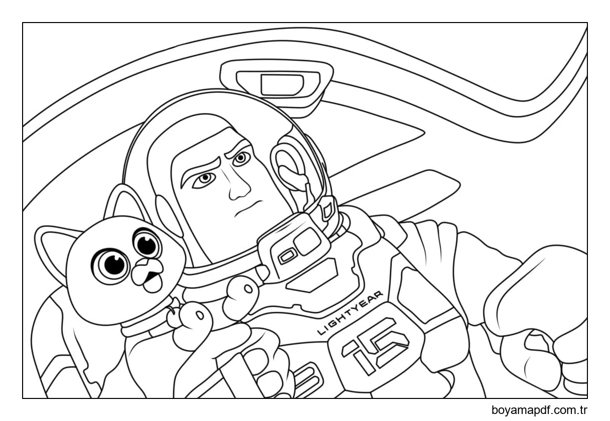 Sox ve Buzz Işıkyılı karakter çizimi