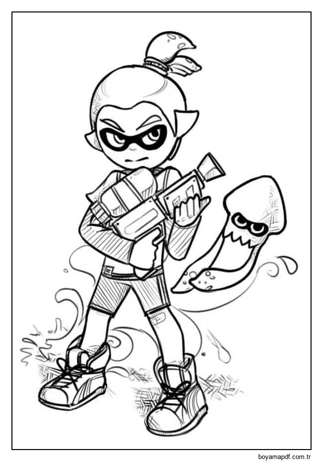 Splatoon Daki Harika Karakter Splatoon Daki Harika Karakter karakter çizimi