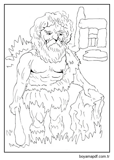 Stonege Adam Sömürge Tabancası karakter çizimi