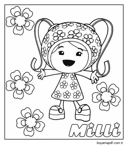 Takım Umizoomi Boyama Sayfası