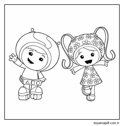 Takım Umizoomi Resim Boyama Sayfası