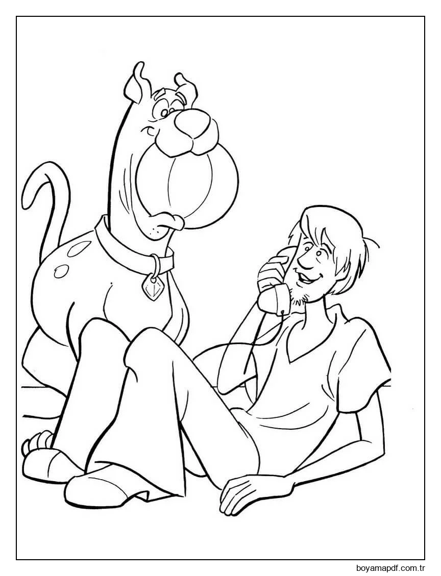 Temel Scooby Doo ve Shaggy karakter çizimi