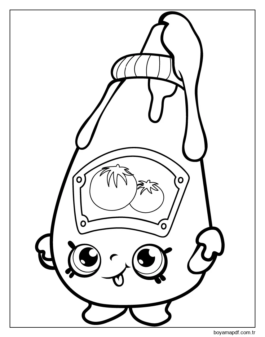 Tommy Ketçap Dükkanı karakter çizimi