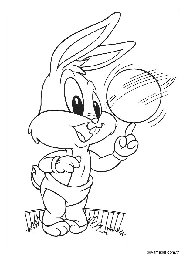 Topla Oynayan Bebek Böcekler karakter çizimi