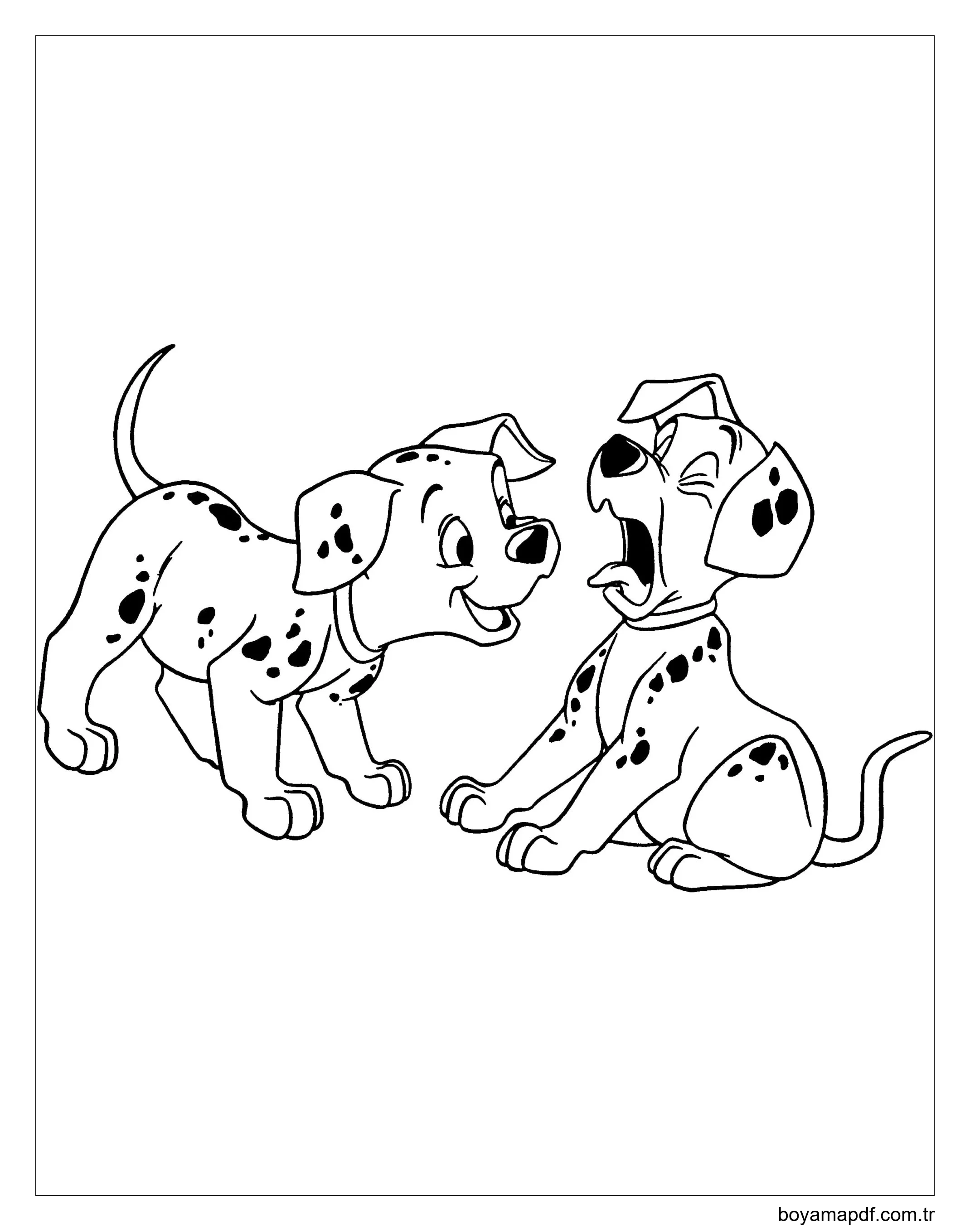 Ücretsiz Dalmaçyalı Resim karakter çizimi