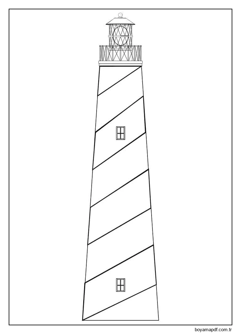 Ücretsiz Deniz Feneri karakter çizimi