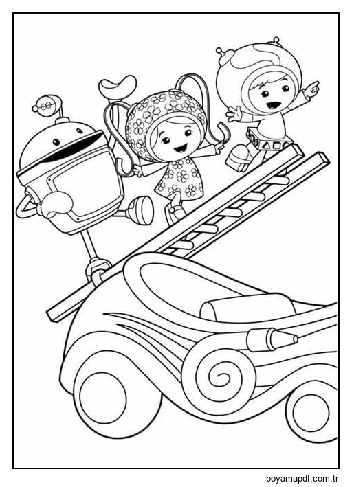 Ücretsiz Takım Umizoomi Resim Boyama Sayfası