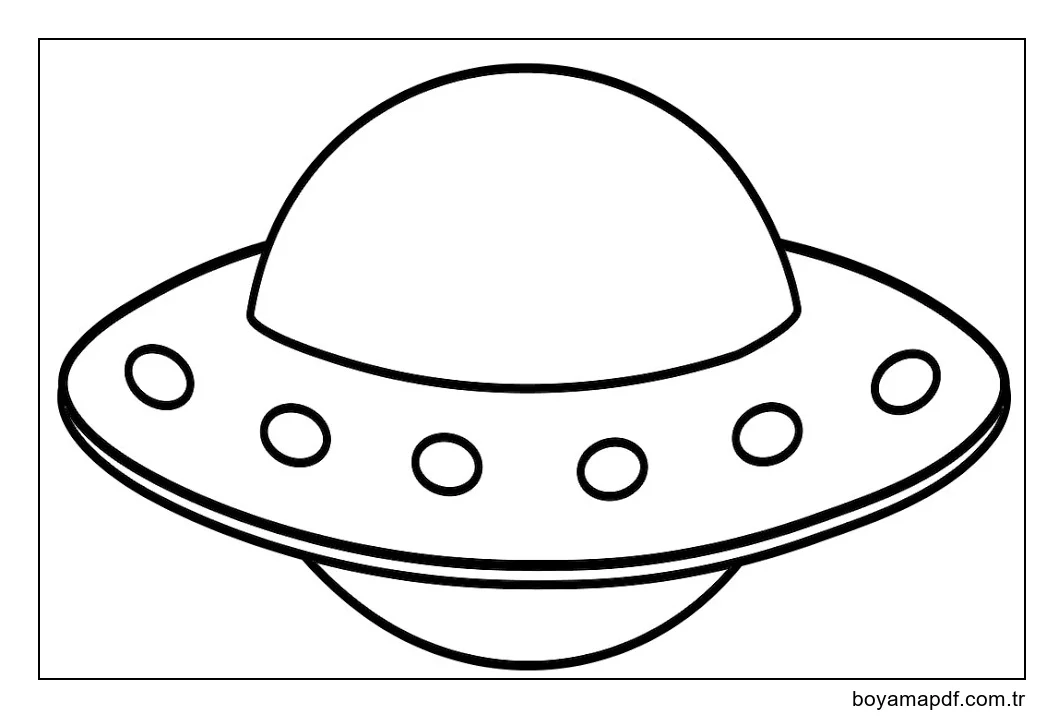 UFO Boyama Sayfası
