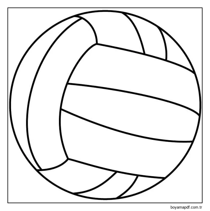 Voleybol Boyama Sayfası