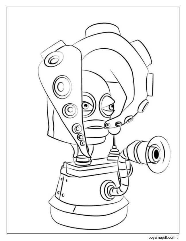 Yapay Zeka Kalamar karakter çizimi