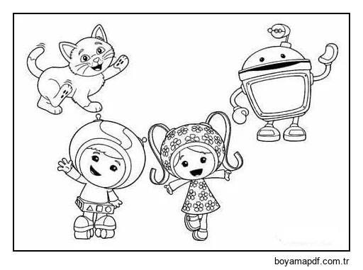 Yazdırılabilir Takım Umizoomi Görüntü Boyama Sayfası