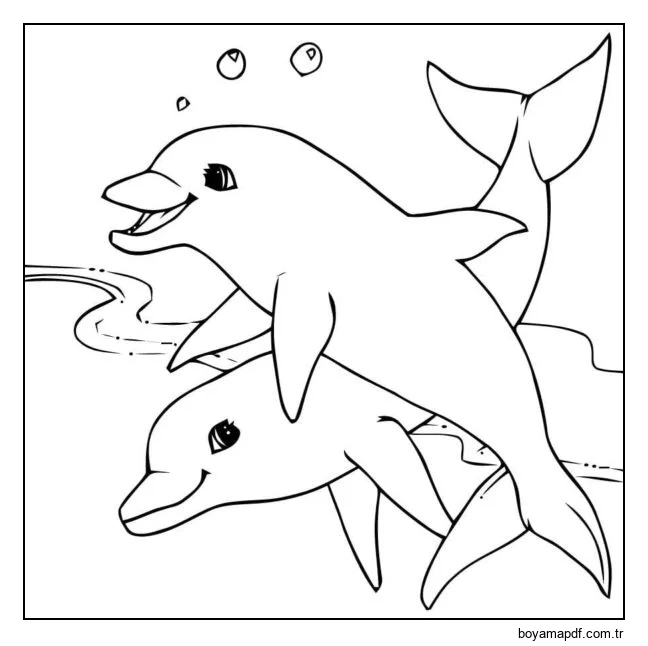 Yunuslar karakter çizimi