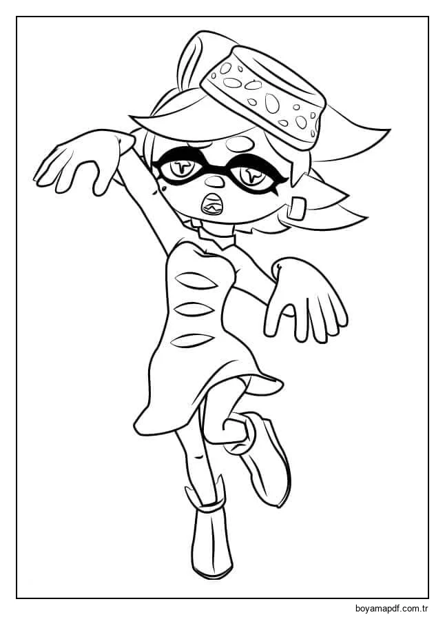 Zombi Callie Ücretsiz karakter çizimi